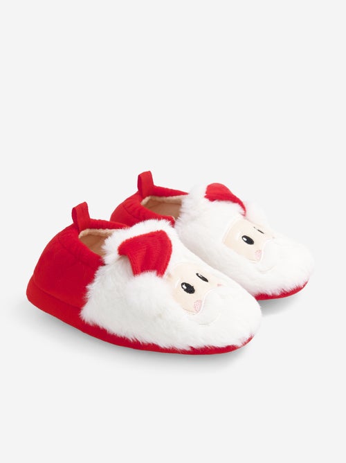 Pantufas de cano alto 'Pai Natal' - Kiabi Pantufas de cano alto 'Pai Natal' - Kiabi