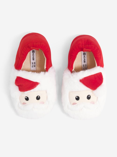 Pantufas de cano alto 'Pai Natal' - Kiabi Pantufas de cano alto 'Pai Natal' - Kiabi