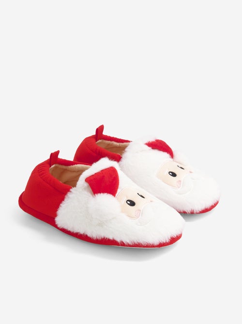 Pantufas de cano alto 'Pai Natal' - Kiabi