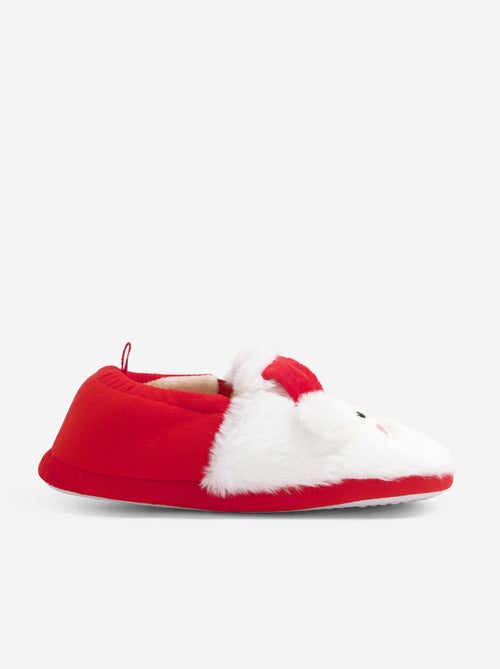 Pantufas de cano alto 'Pai Natal' - Kiabi