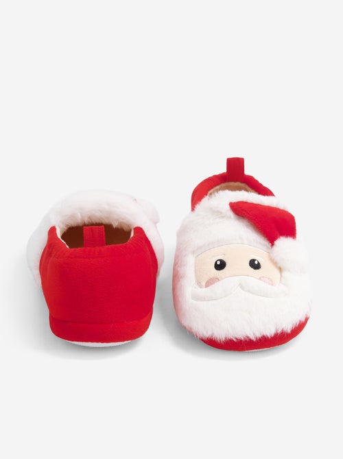 Pantufas de cano alto 'Pai Natal' - Kiabi