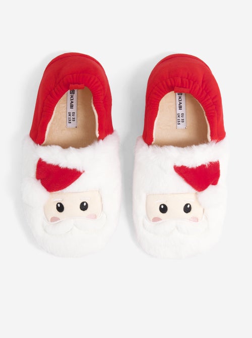 Pantufas de cano alto 'Pai Natal' - Kiabi