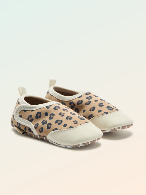 Pantufas de motricidade 2 'para gatinhar' - Kitchoun - Kiabi
