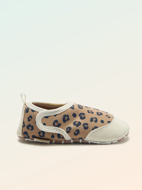 Pantufas de motricidade 2 'para gatinhar' - Kitchoun - Kiabi