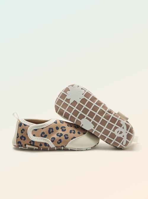 Pantufas de motricidade 2 'para gatinhar' - Kitchoun - Kiabi