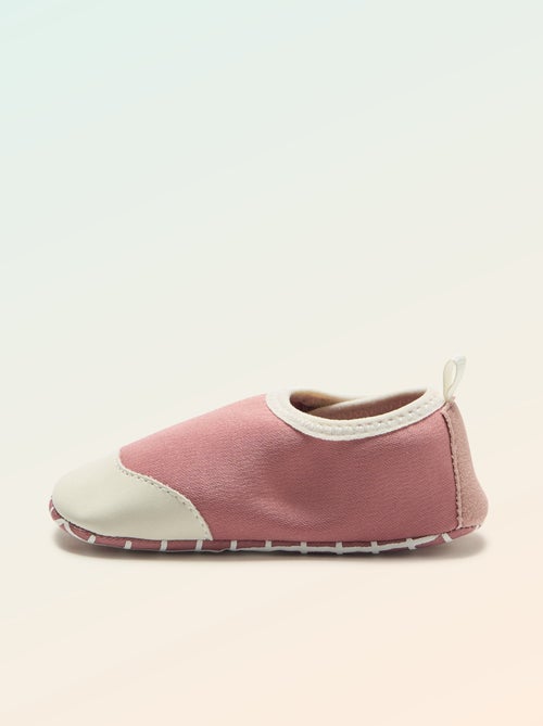 Pantufas de motricidade 2 'para gatinhar' - Kitchoun - Kiabi