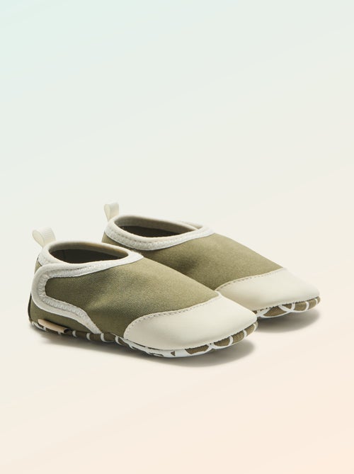 Pantufas de motricidade 2 'para gatinhar' - Kitchoun - Kiabi