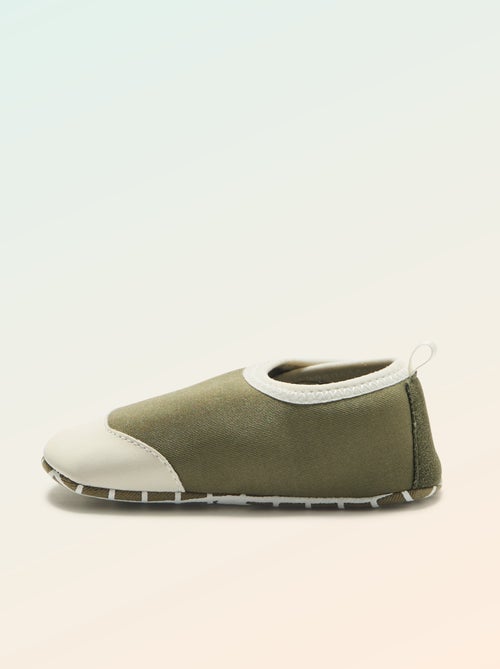 Pantufas de motricidade 2 'para gatinhar' - Kitchoun - Kiabi