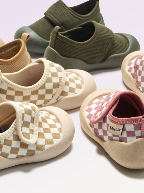Pantufas de motricidade 3 para os primeiros passos - Kitchoun - Kiabi