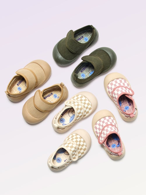 Pantufas de motricidade 3 para os primeiros passos - Kitchoun - Kiabi