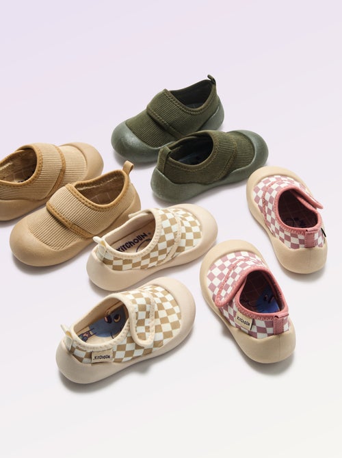 Pantufas de motricidade 3 para os primeiros passos - Kitchoun - Kiabi