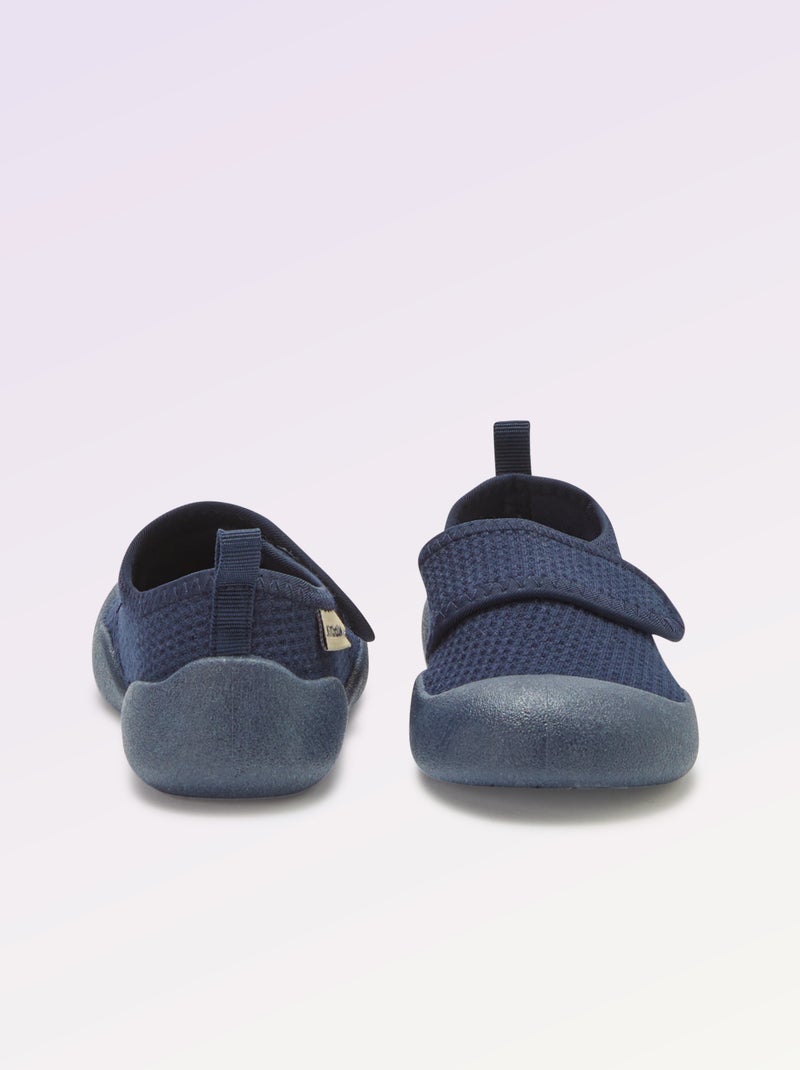 Pantufas de motricidade 3 'primeiros passos' - Kitchoun Azul - Kiabi