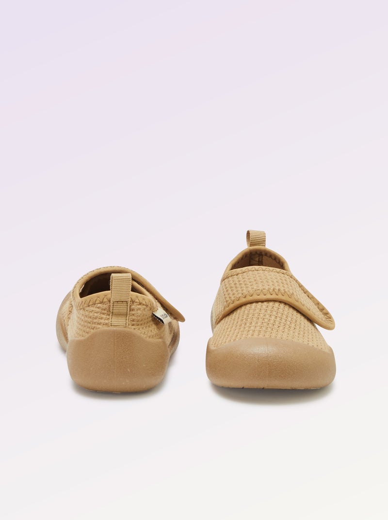 Pantufas de motricidade 3 'primeiros passos' - Kitchoun Castanho - Kiabi