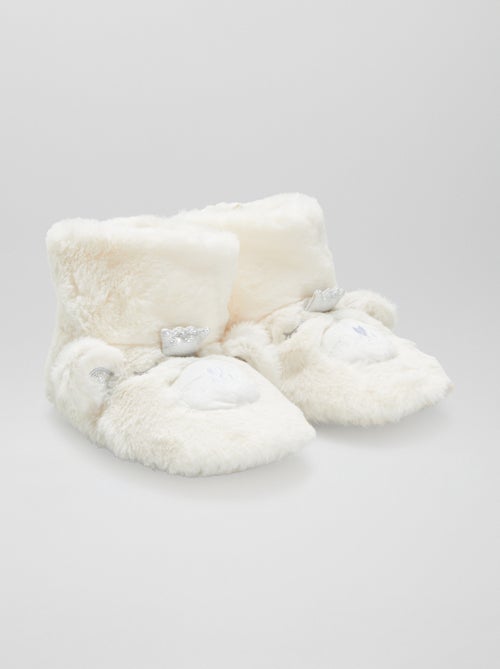 Pantufas de Natal - urso - Kiabi