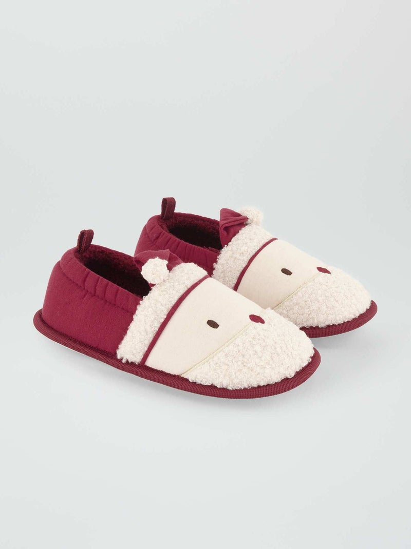 Pantufas de Natal VERMELHO - Kiabi