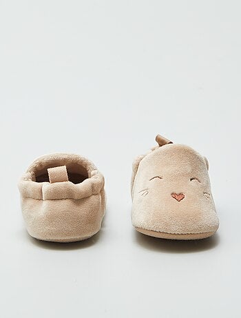 Pantufas de veludo