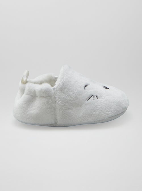 Pantufas de veludo - Kiabi