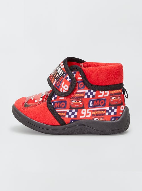 Pantufas de veludo 'Carros' - Kiabi