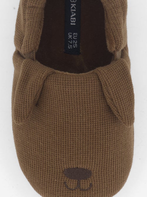 Pantufas em favo de mel - Kiabi Pantufas em favo de mel - Kiabi