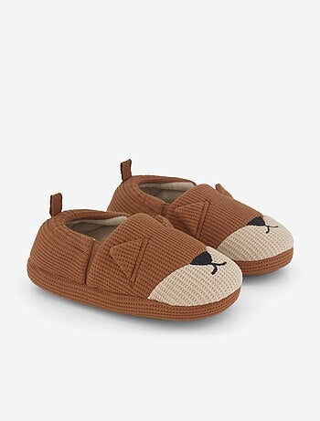 Pantufas em favo de mel
