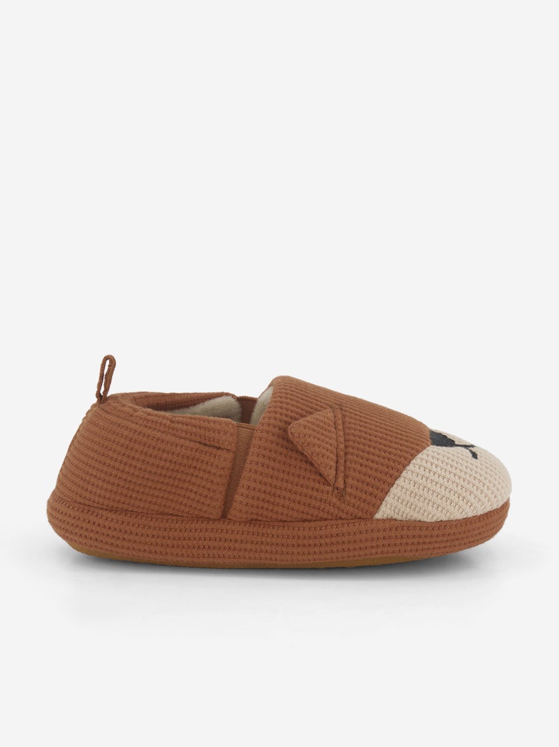 Pantufas em favo de mel Laranja - Kiabi