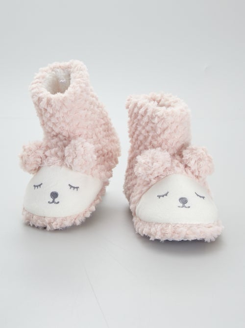 Pantufas em forma de bota 'ovelhas' - Kiabi