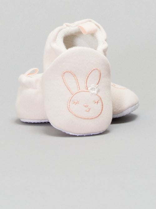 Pantufas em jersey 'coelho' - Kiabi