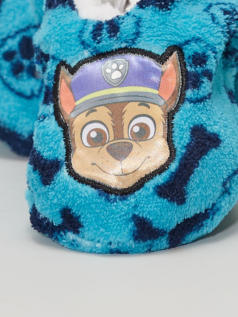 Pantufas em malha polar 'Patrulha Pata' Azul - Kiabi