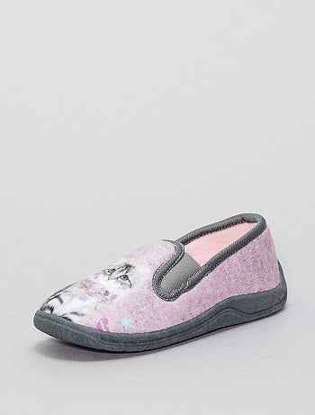 Pantufas em material têxtil 'gato' - Kiabi