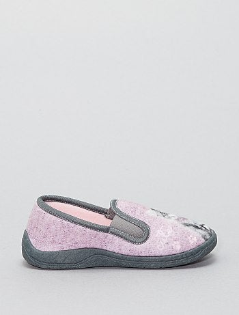 Pantufas em material têxtil 'gato' - Kiabi
