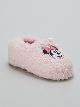 Pantufas em sherpa 'Minnie'