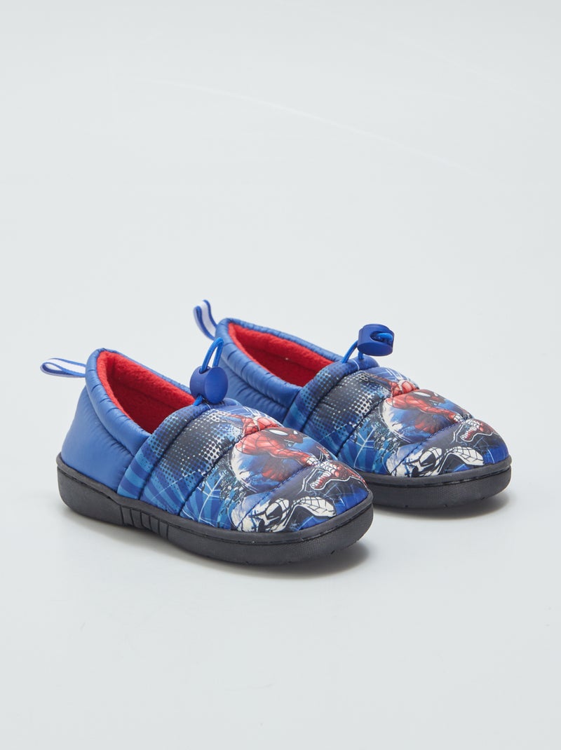 Pantufas fechadas acolchoadas 'Homem-Aranha' Azul - Kiabi