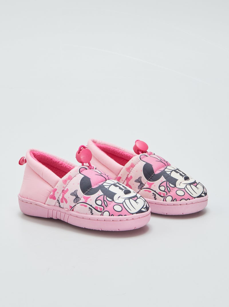 Pantufas fechadas acolchoadas 'Minnie' Rosa - Kiabi
