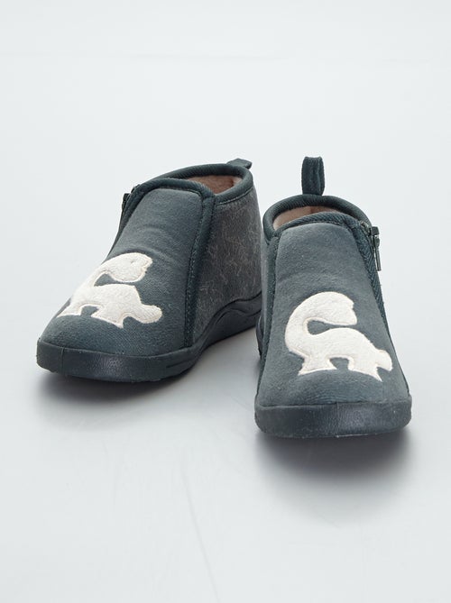 Pantufas fechadas 'dinossauros' - Kiabi