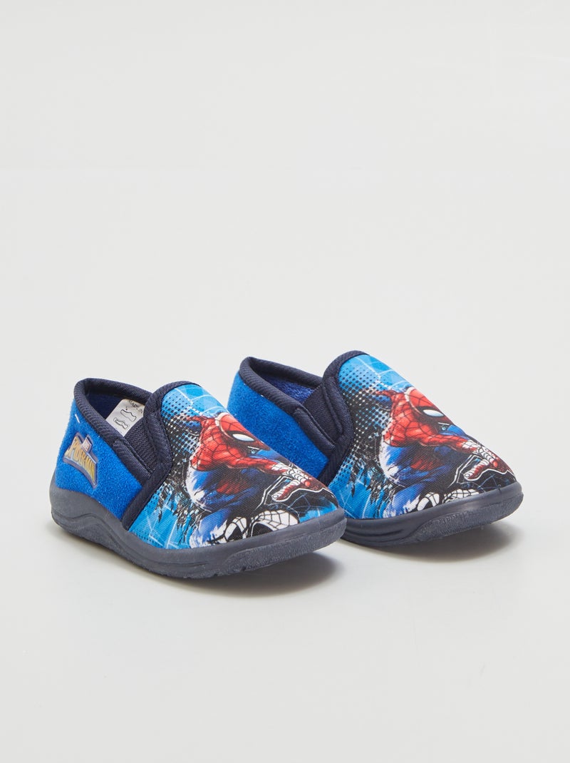 Pantufas fechadas 'Homem-Aranha' Azul - Kiabi