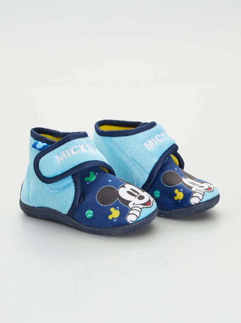Pantufas fechadas 'Mickey' Azul - Kiabi