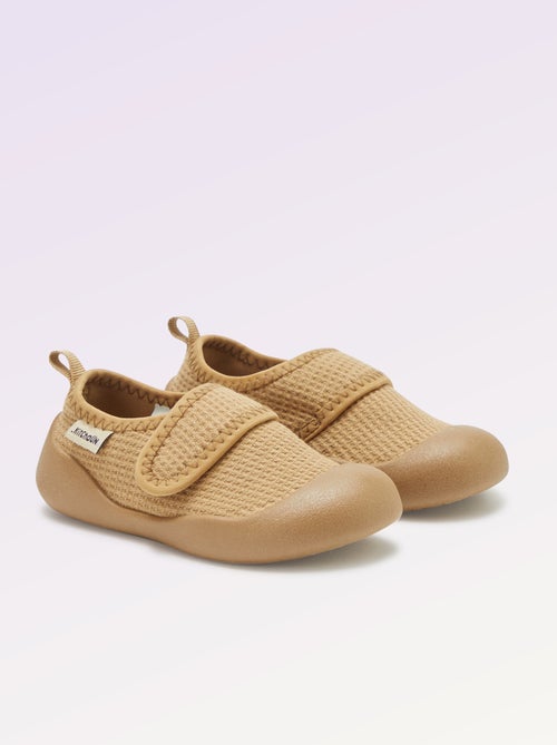 Pantufas flexíveis com cano baixo motricidade 3 - Kitchoun - Kiabi