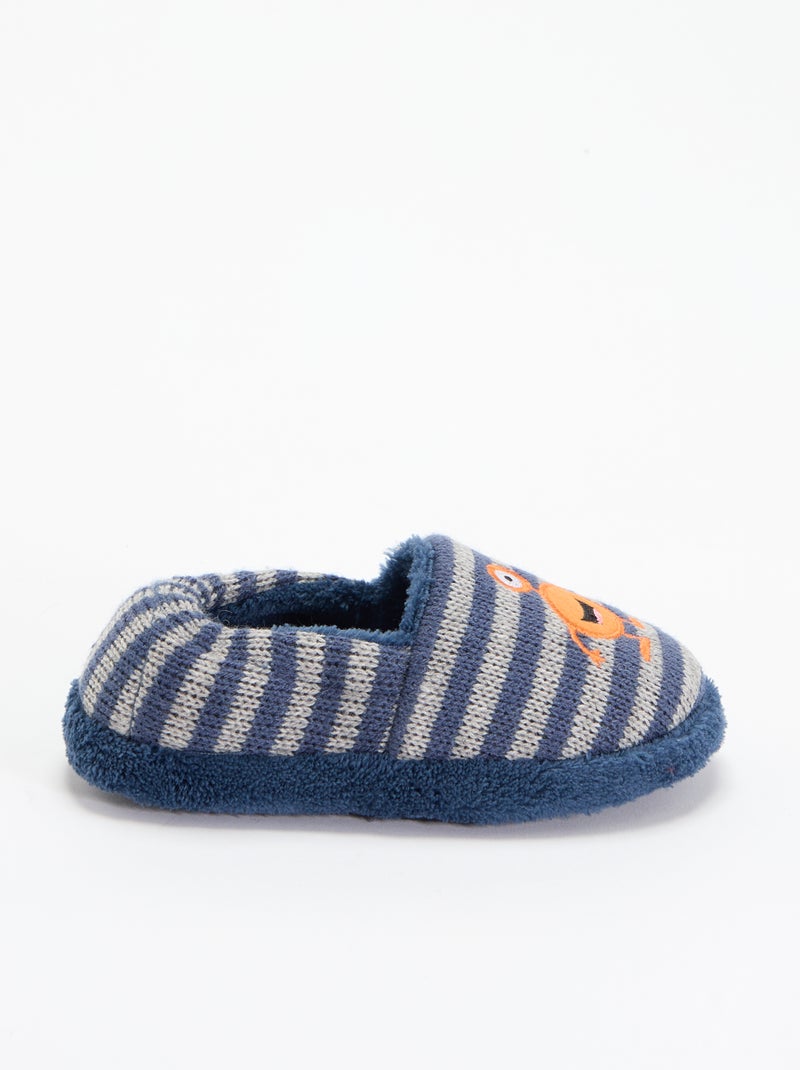 Pantufas forradas Azul - Kiabi