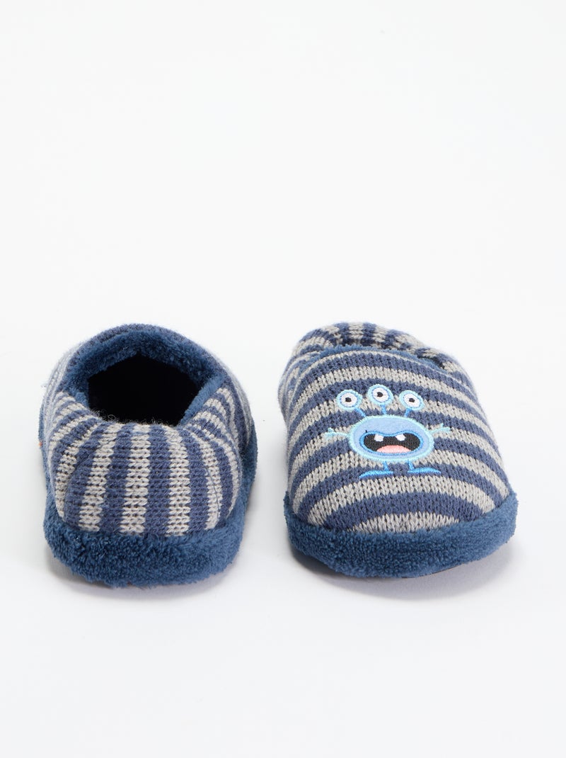 Pantufas forradas Azul - Kiabi