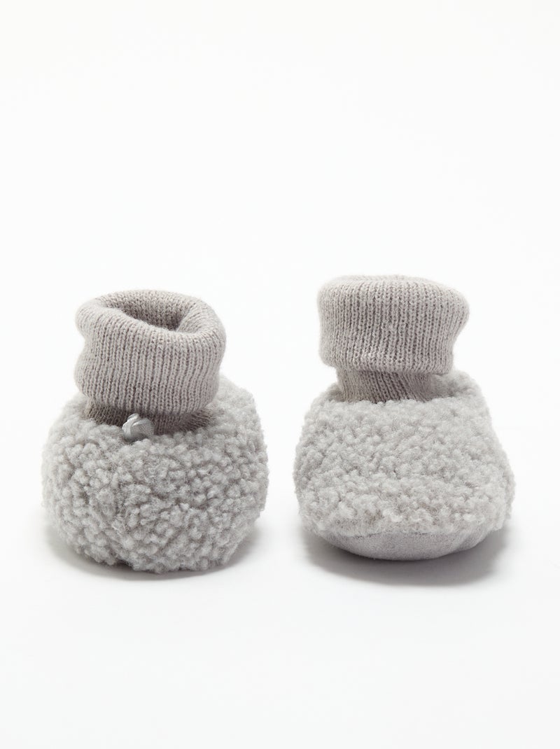 Pantufas forradas Cinza - Kiabi