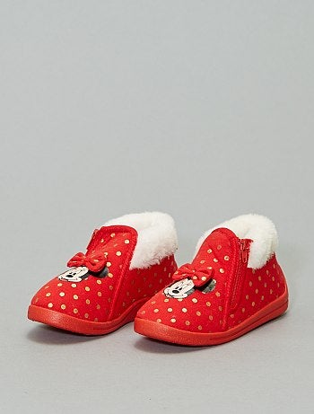 Pantufas forradas 'Minnie' - Kiabi