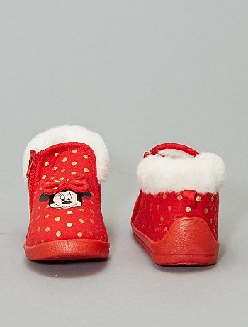 Pantufas forradas 'Minnie' - Kiabi