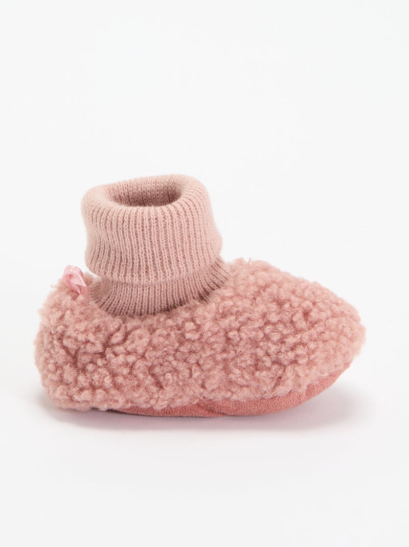 Pantufas forradas Rosa - Kiabi