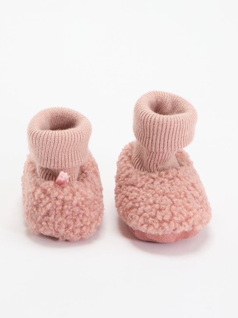 Pantufas forradas Rosa - Kiabi