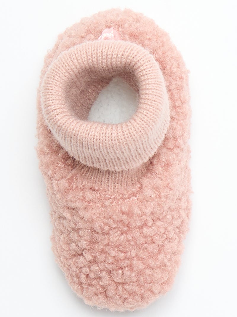 Pantufas forradas Rosa - Kiabi