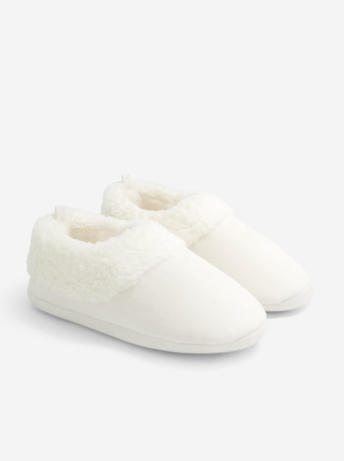 Pantufas forradas tipo botim baixo - Kiabi