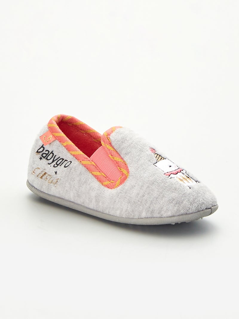 Pantufas 'gato' ROSA - Kiabi