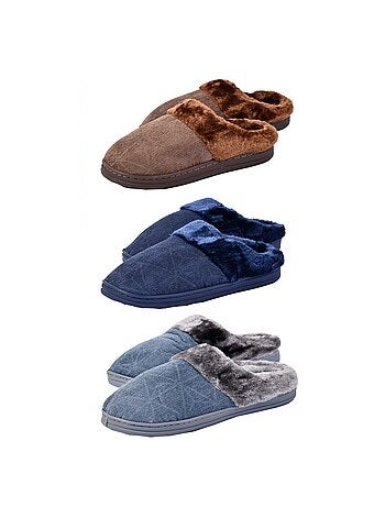 Pantufas homem conforto e qualidade superior pack de 2
