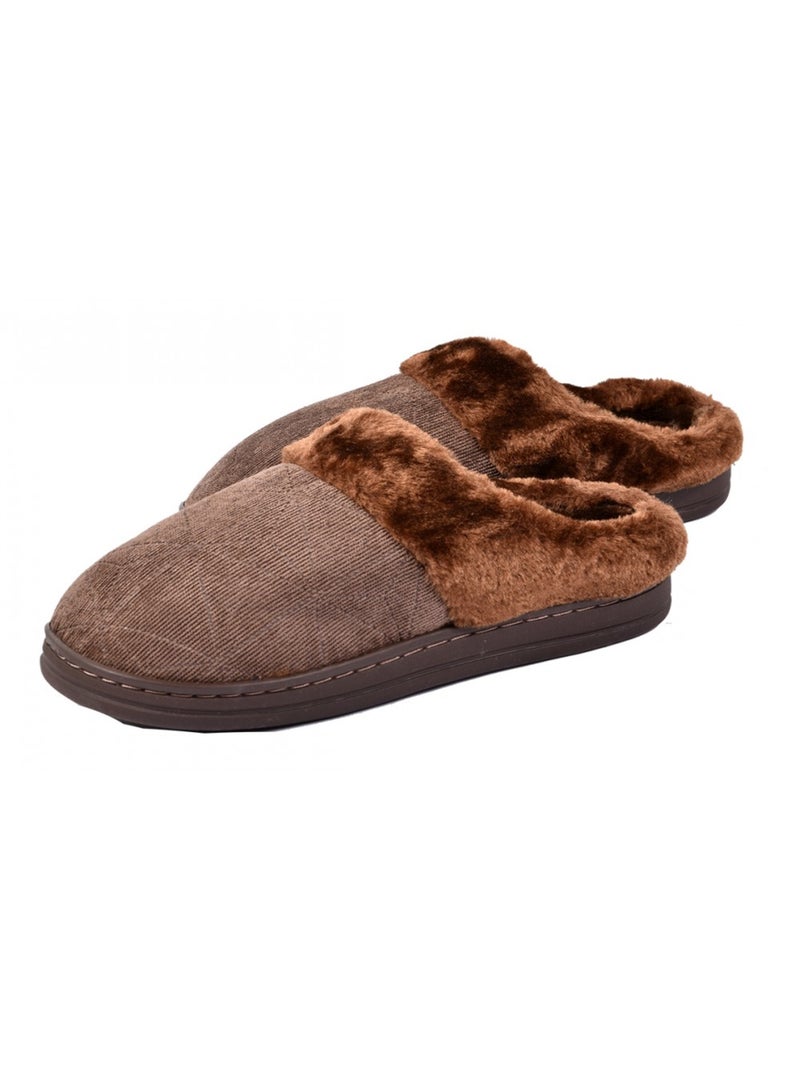 Pantufas homem conforto e qualidade superior pack de 2 Azul Marrom Cinza - Kiabi