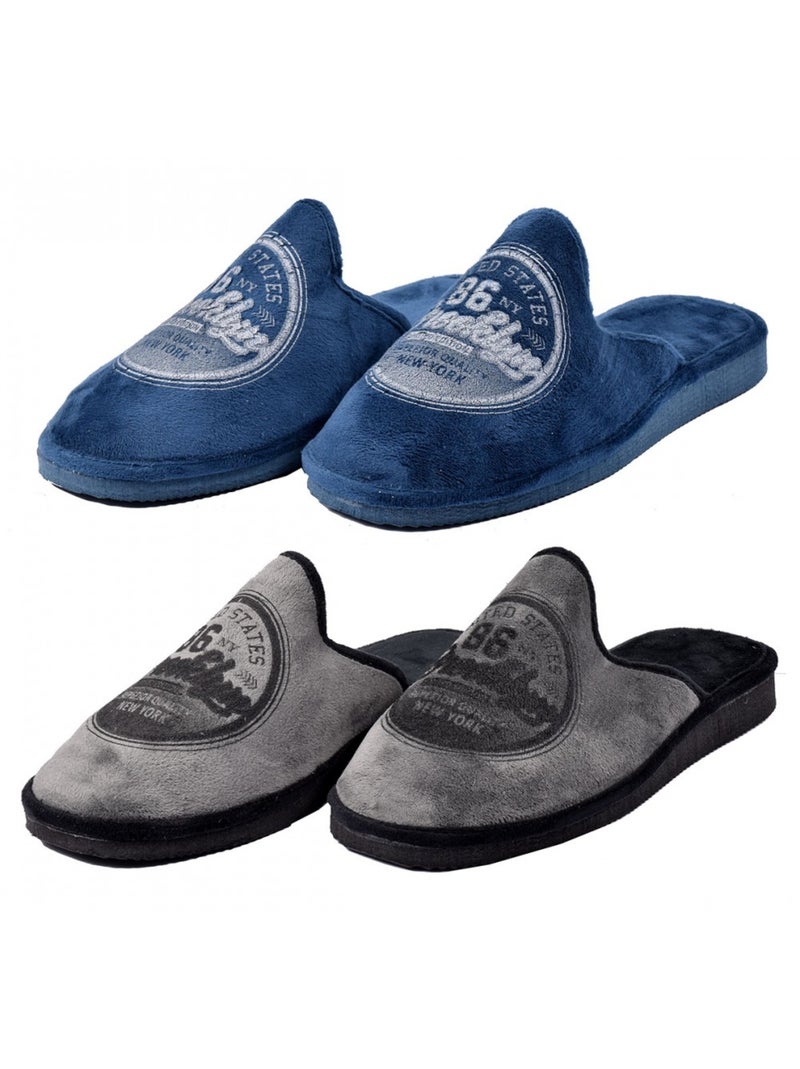 Pantufas homem premium pack de 2 Multicolorido - Kiabi
